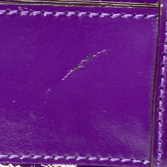 Kate Spade ♠️♠️♠️ Rare Camilla Street Purple Squared Cross Body Purse, Handbag - Picture 3 of 17